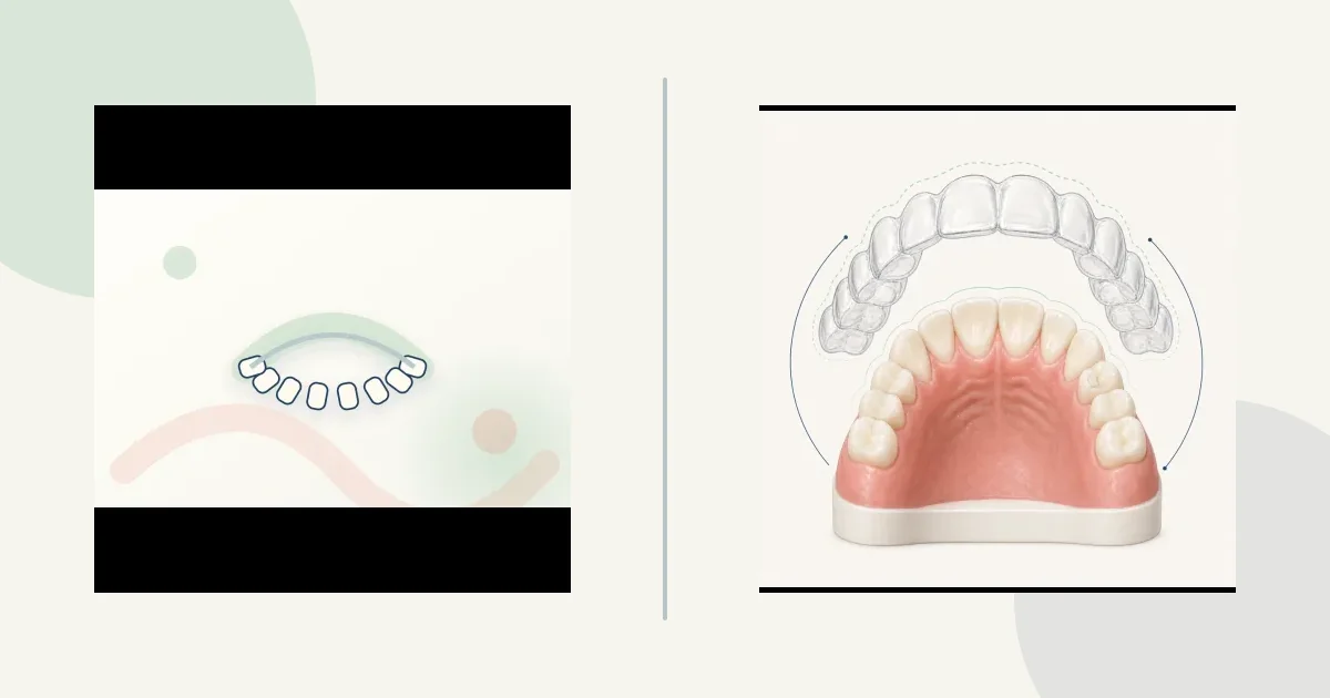 Aligner brands comparison graphic