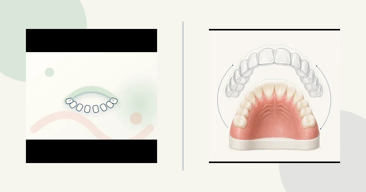 GCC-made aligner vs global brand (regionally distinctive page) comparison graphic