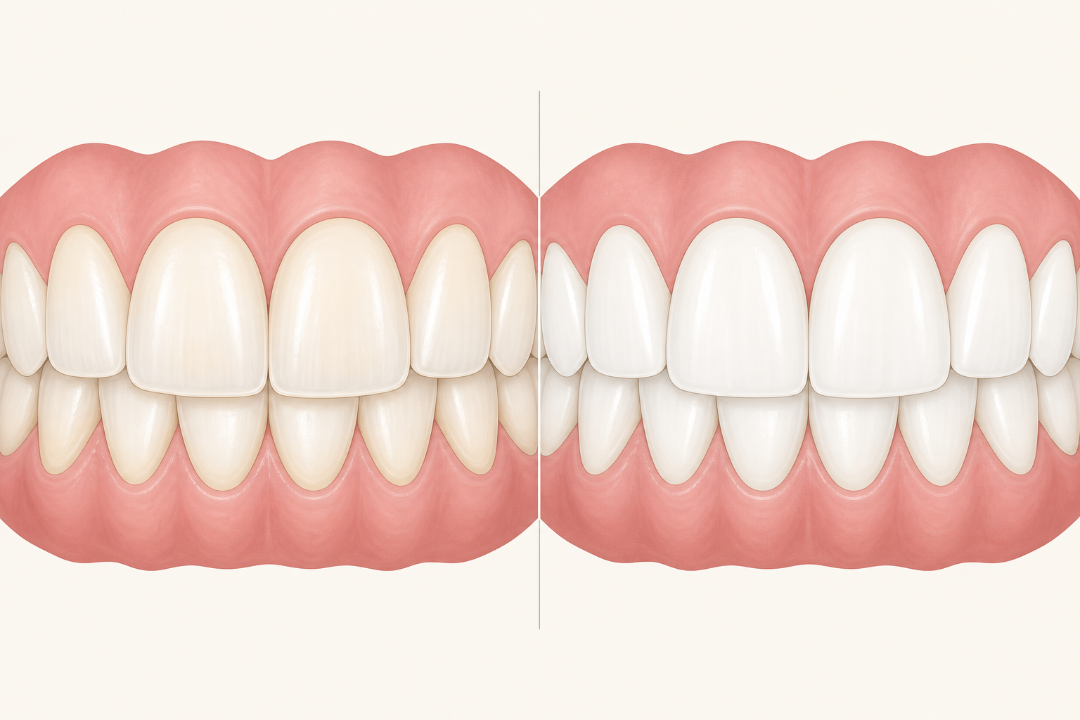 Illustrative diagram: veneers in abu dhabi vs dubai