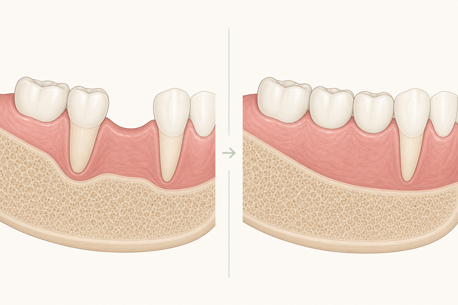 Illustrative diagram: Acquired Tooth Loss