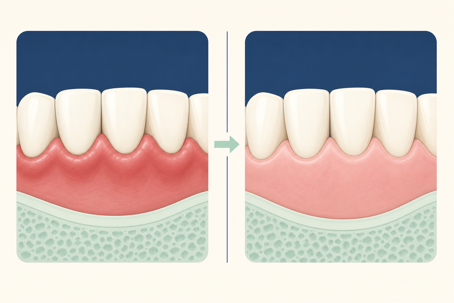 Illustrative diagram: Chronic Gingivitis