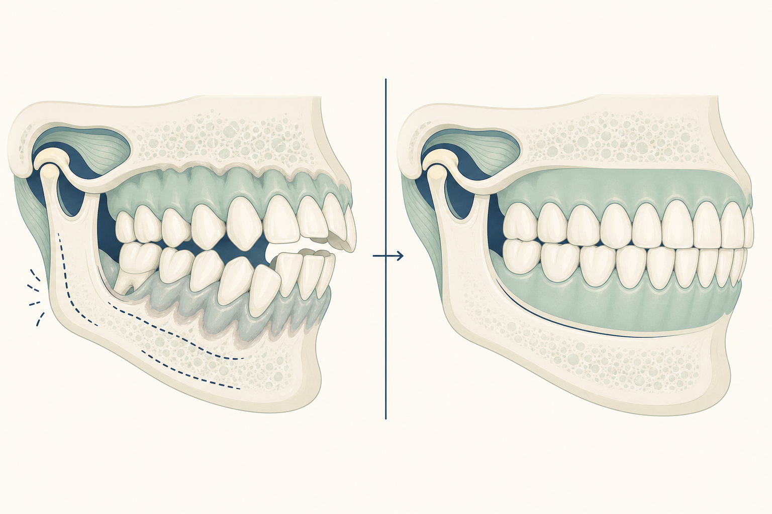 Illustrative diagram: Dentofacial Functional Disorder