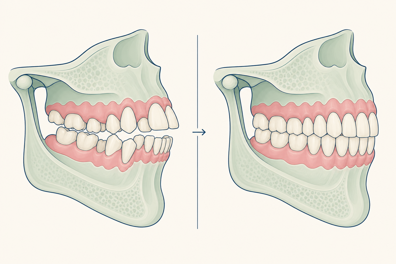 Illustrative diagram: Developmental Jaw Disorder