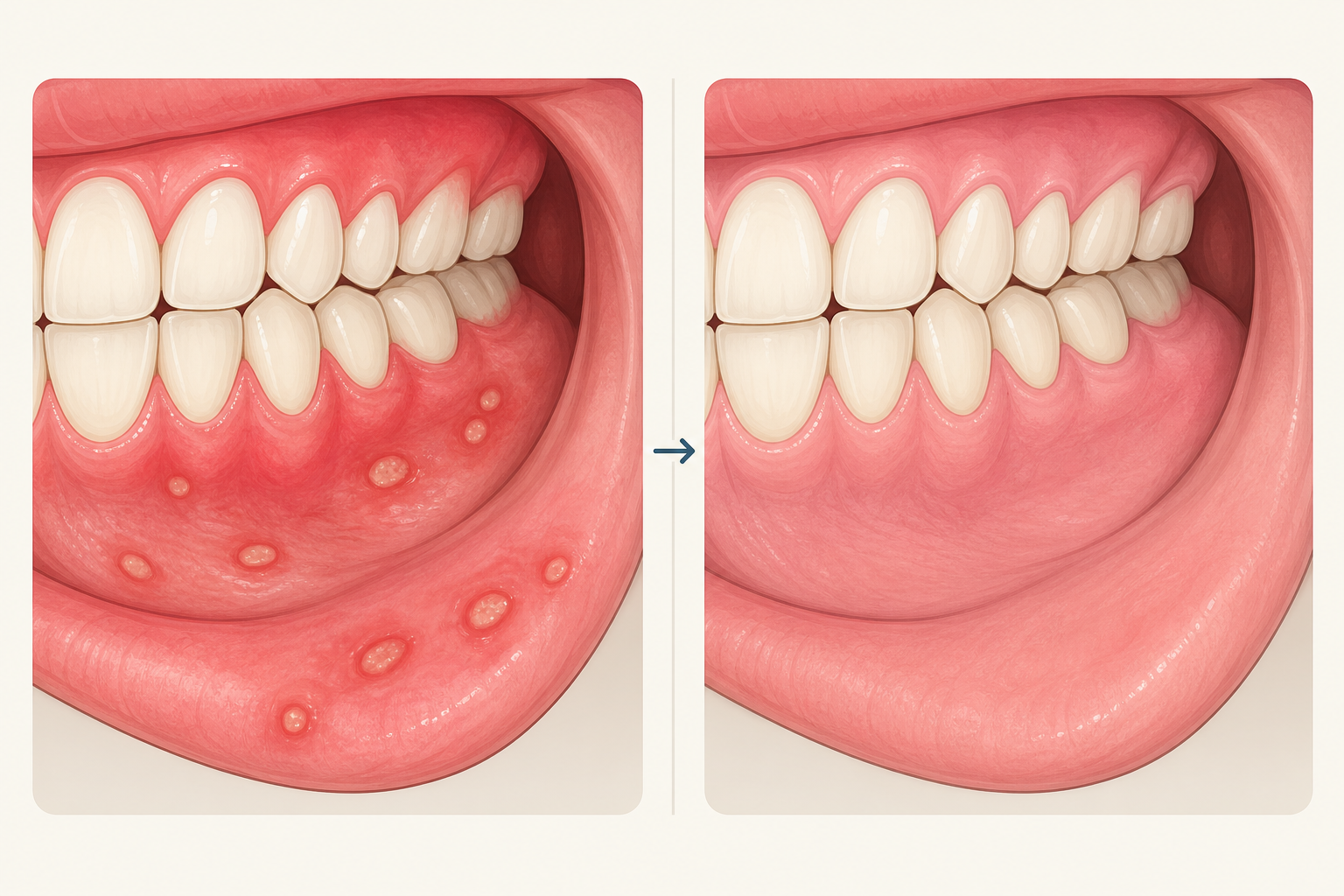 Illustrative diagram: Hand, Foot & Mouth Disease