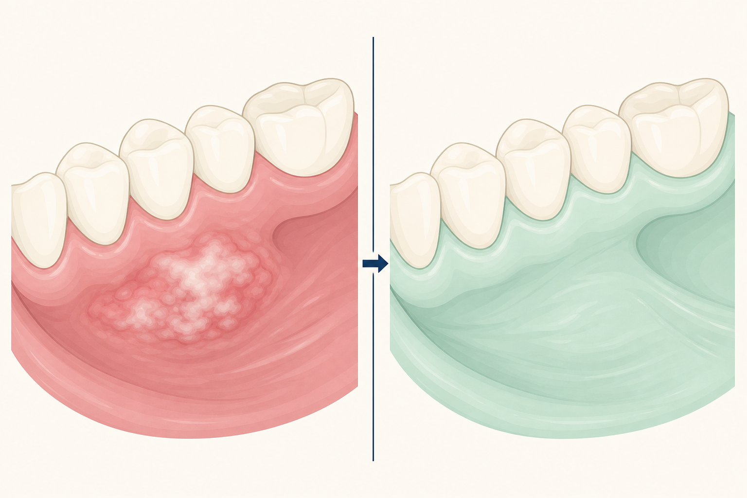 Illustrative diagram: Oral Cancer