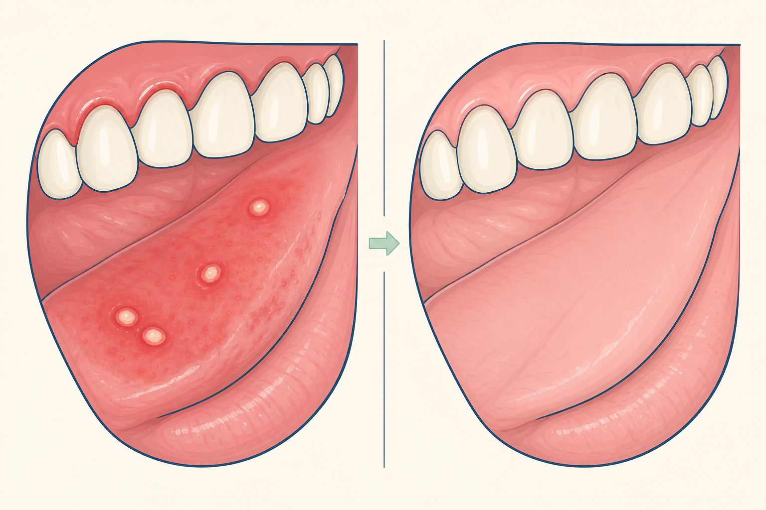 Illustrative diagram: Stomatitis