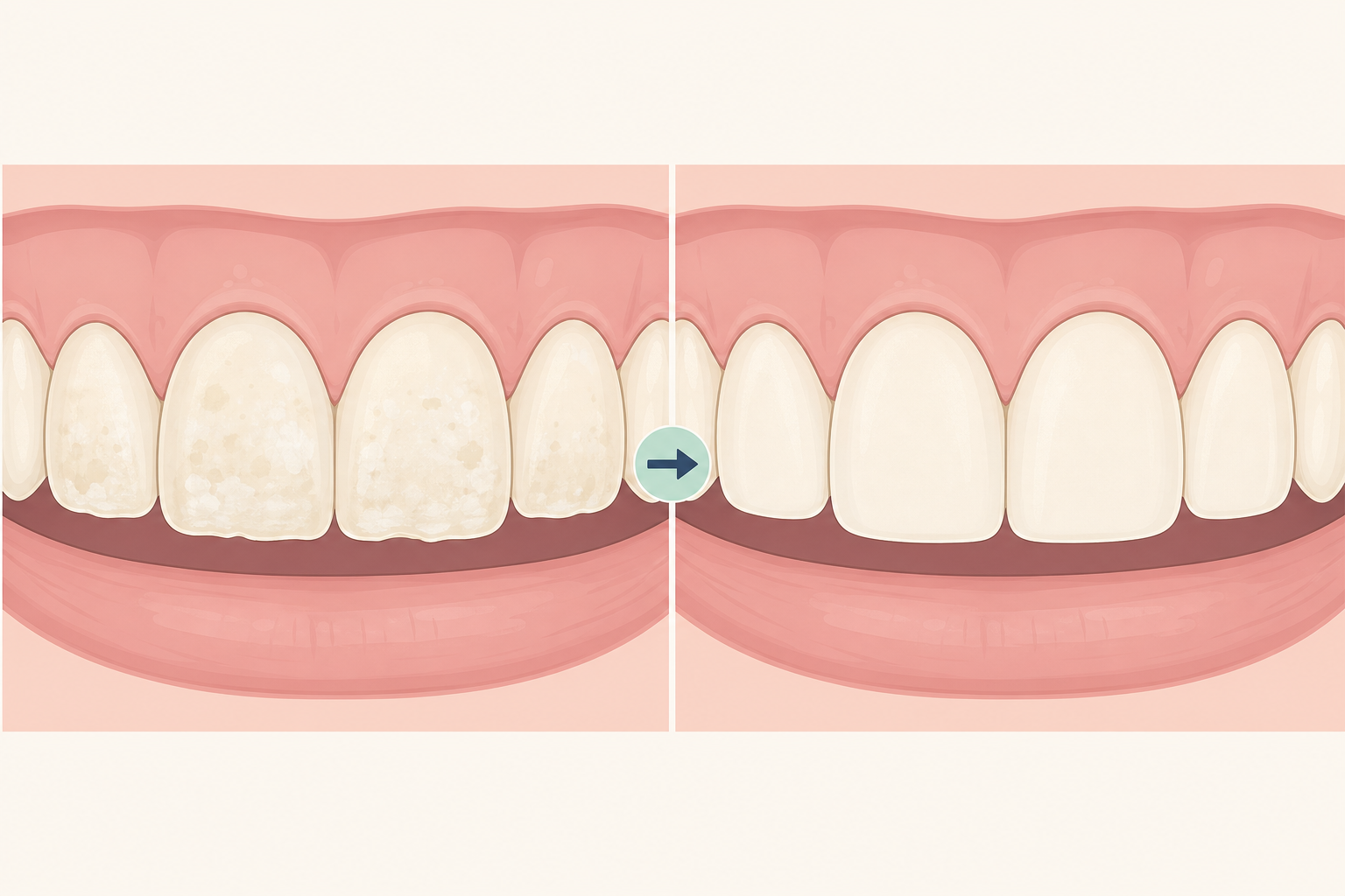 Illustrative diagram: Enamel Microabrasion