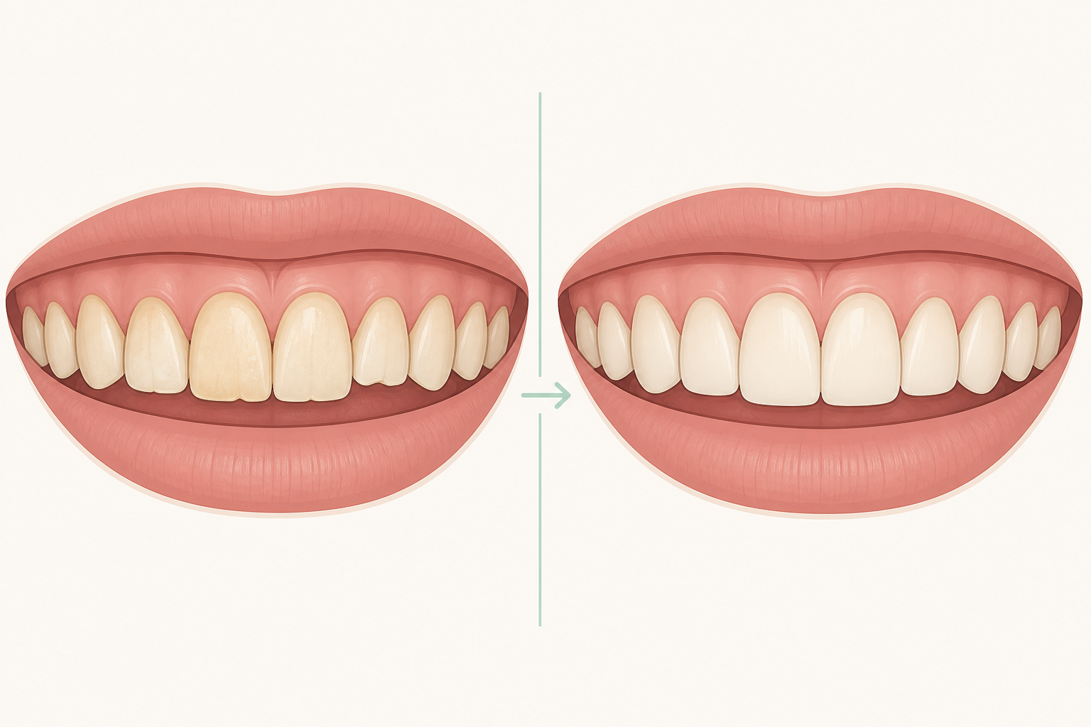 Illustrative diagram: Smile Makeover