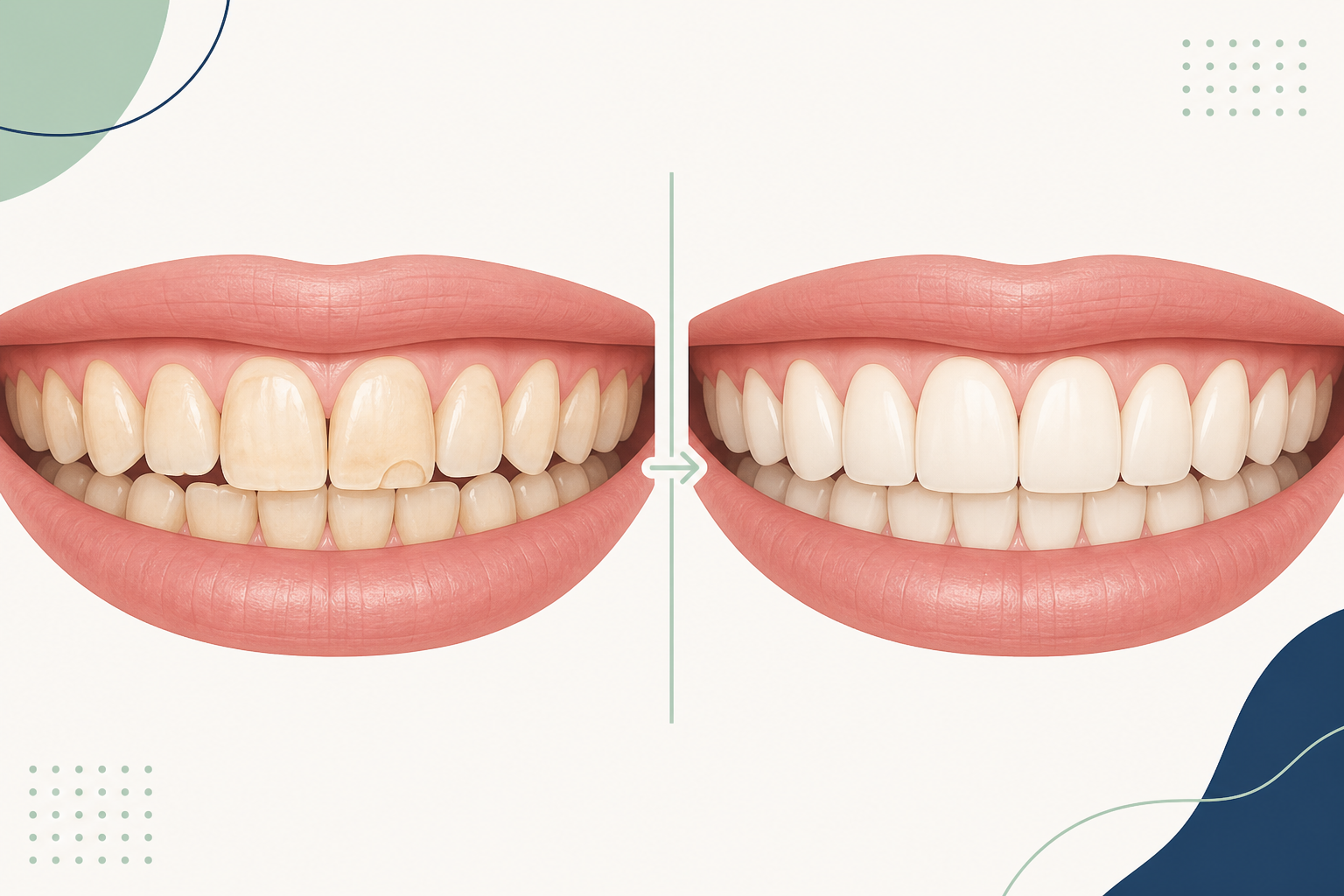Illustrative diagram: Snap-On Smile