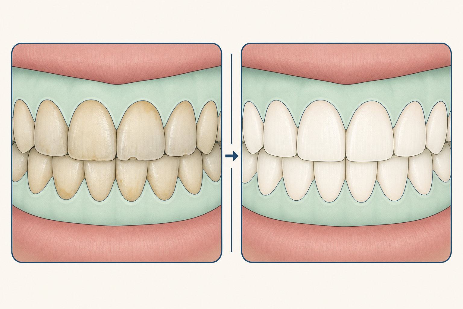 Illustrative diagram: Zoom Whitening