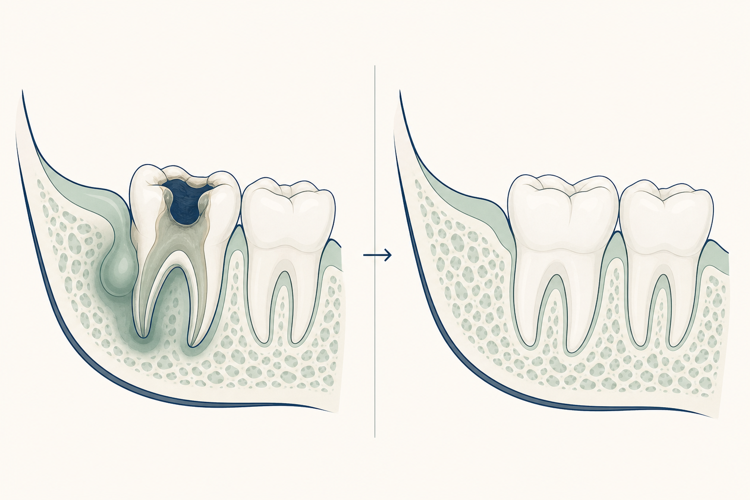 Illustrative diagram: Dentistry Under General Anaesthesia