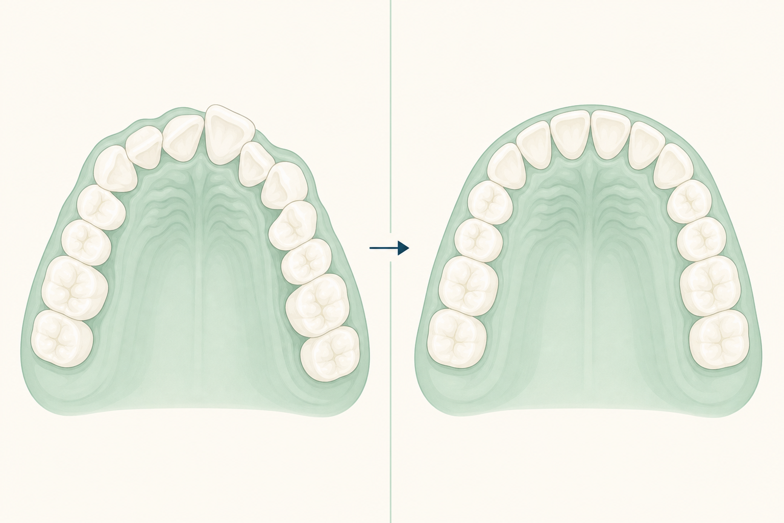 Illustrative diagram: ClearCorrect Aligners