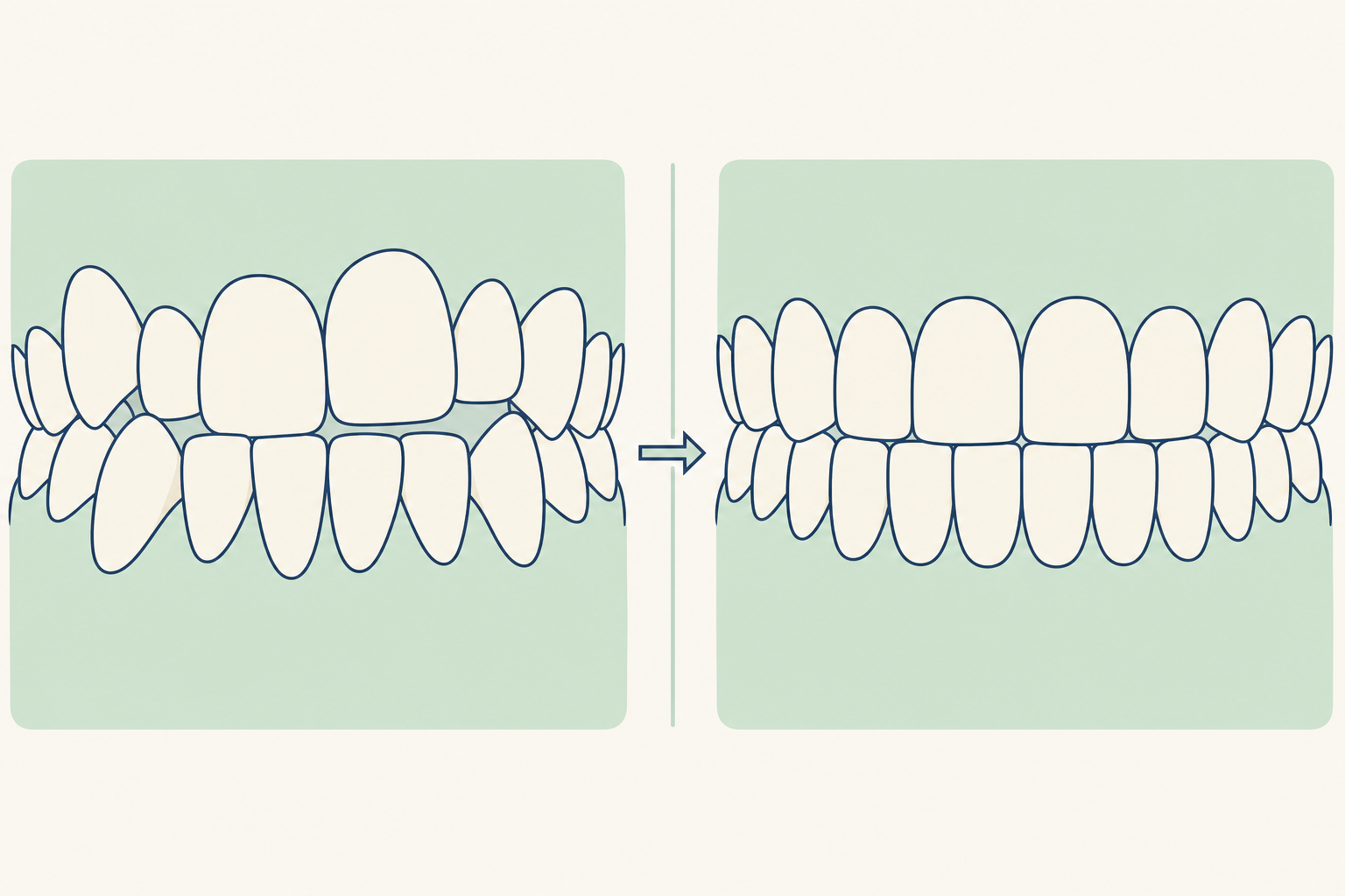 Illustrative diagram: Interproximal Reduction