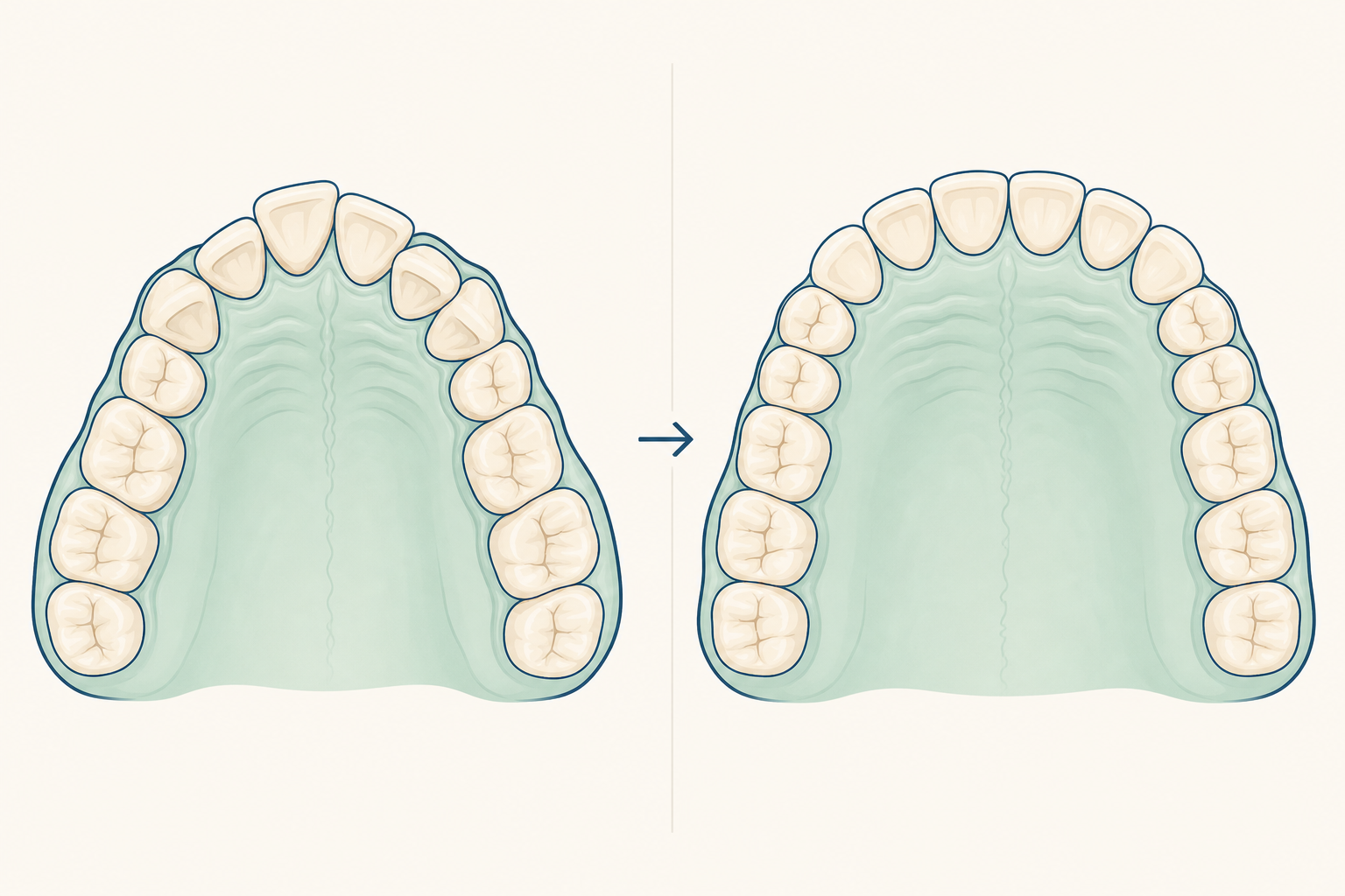 Illustrative diagram: Palatal Expanders