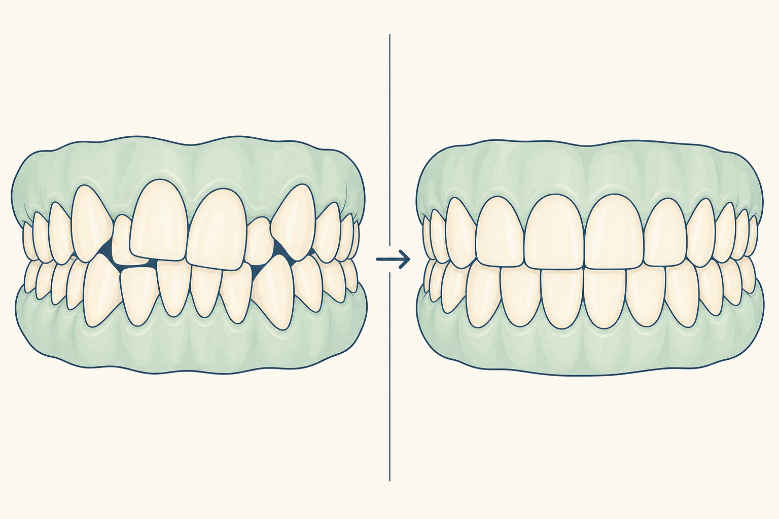 Illustrative diagram: Removable Retainers