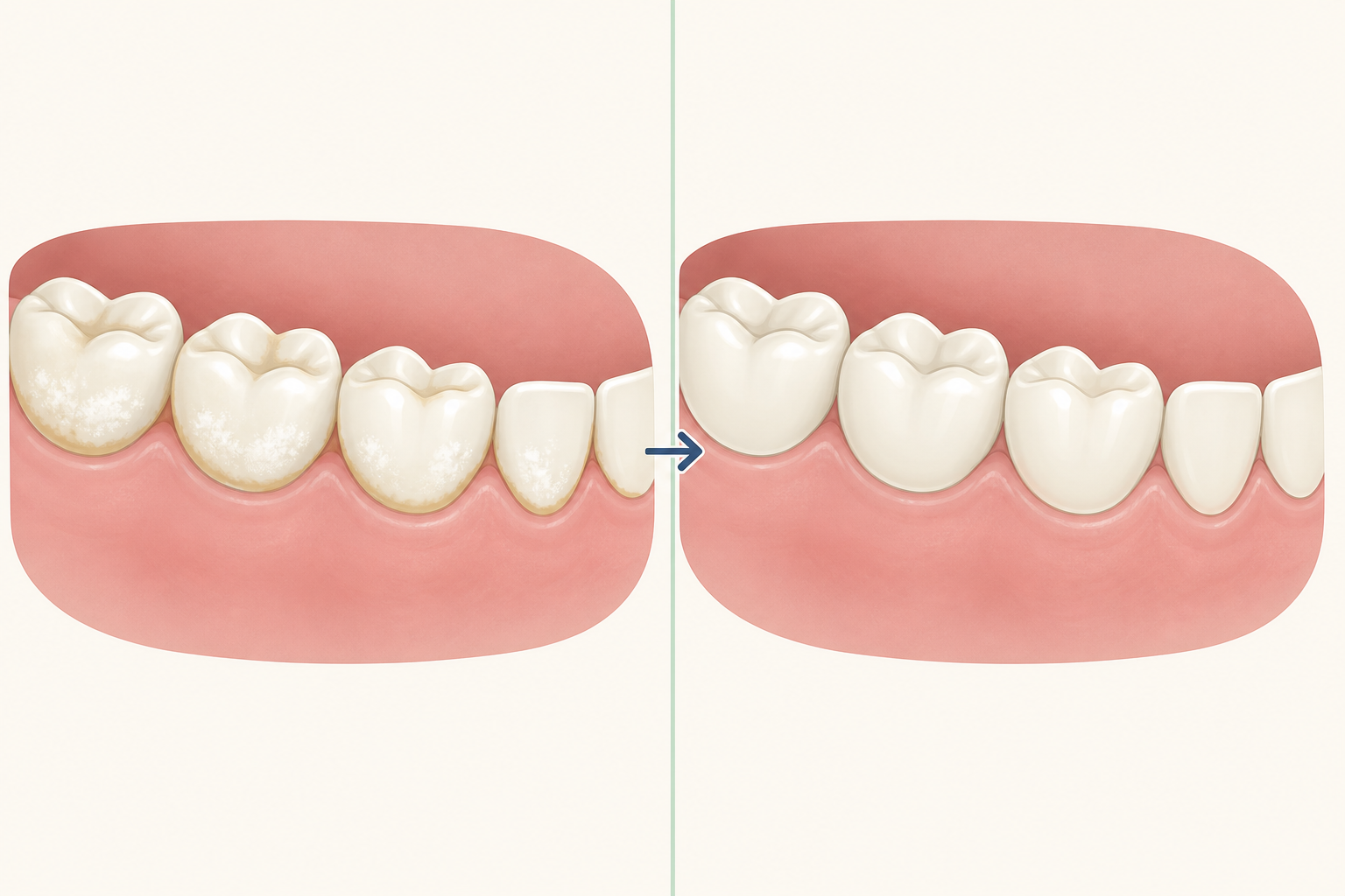 Illustrative diagram: Fluoride Varnish