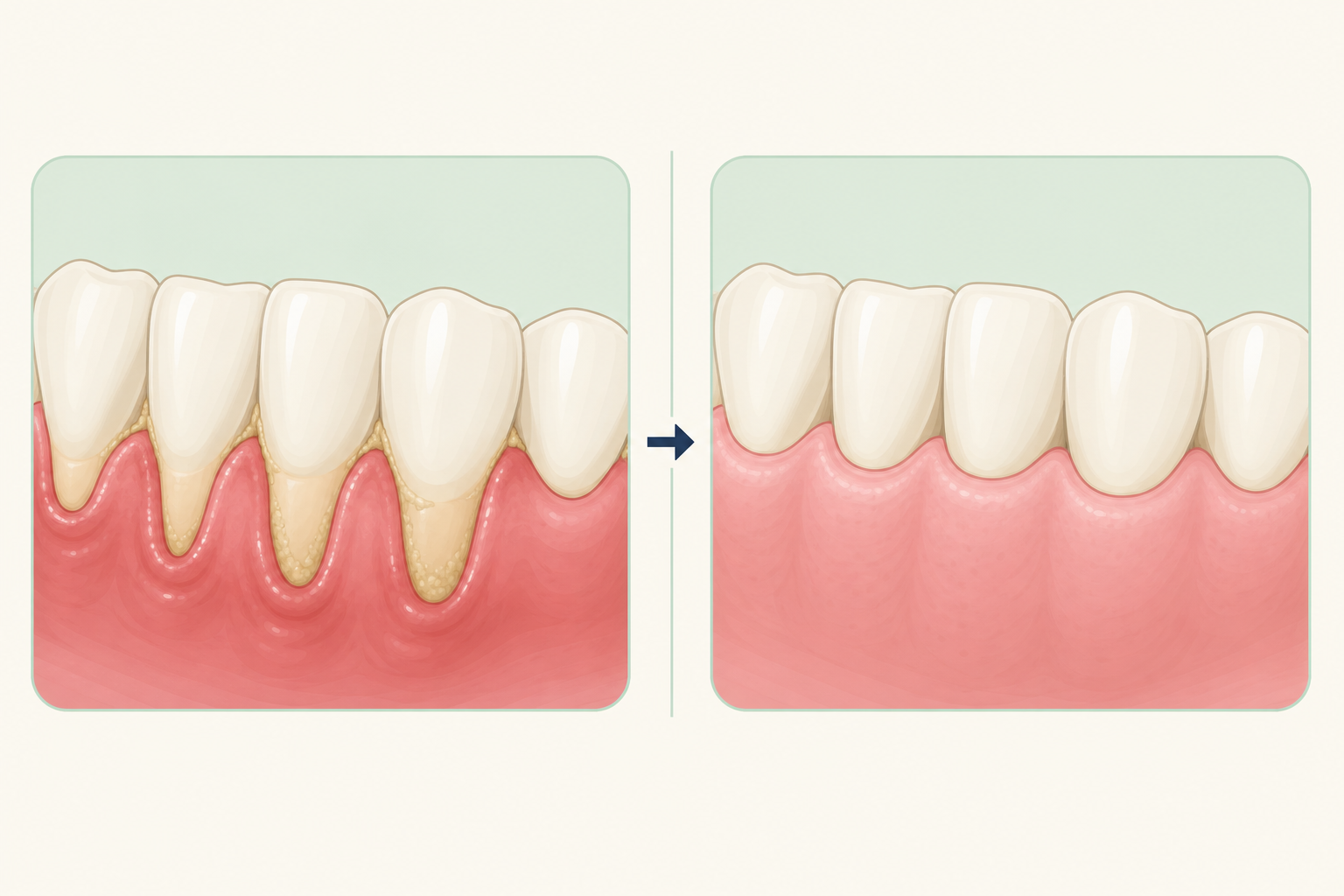 Illustrative diagram: Gum Grafting