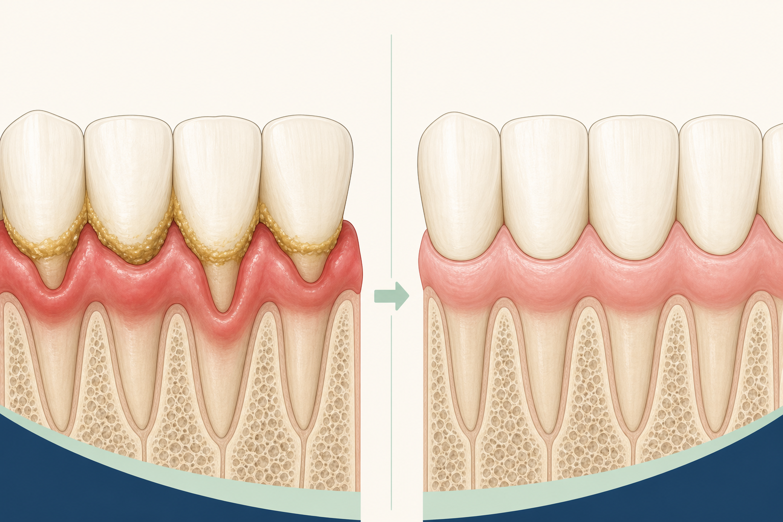 Illustrative diagram: Periodontal Maintenance