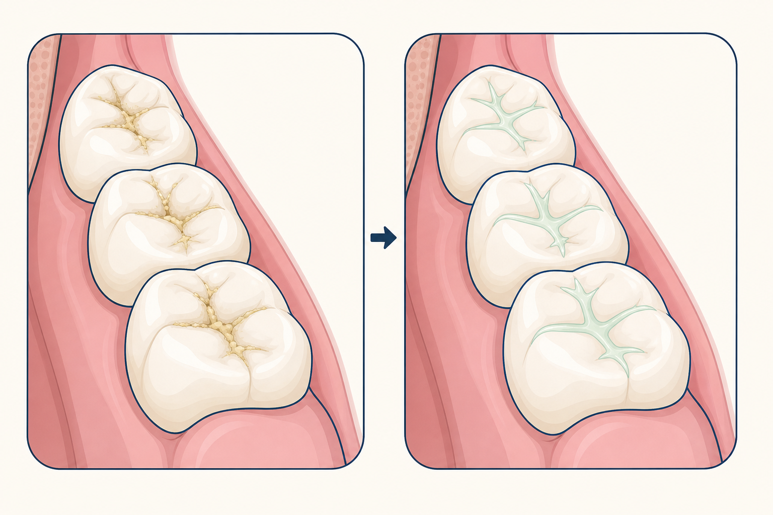 Illustrative diagram: Dental Sealants