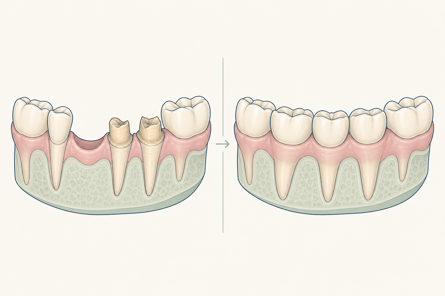 Illustrative diagram: e.max Crowns