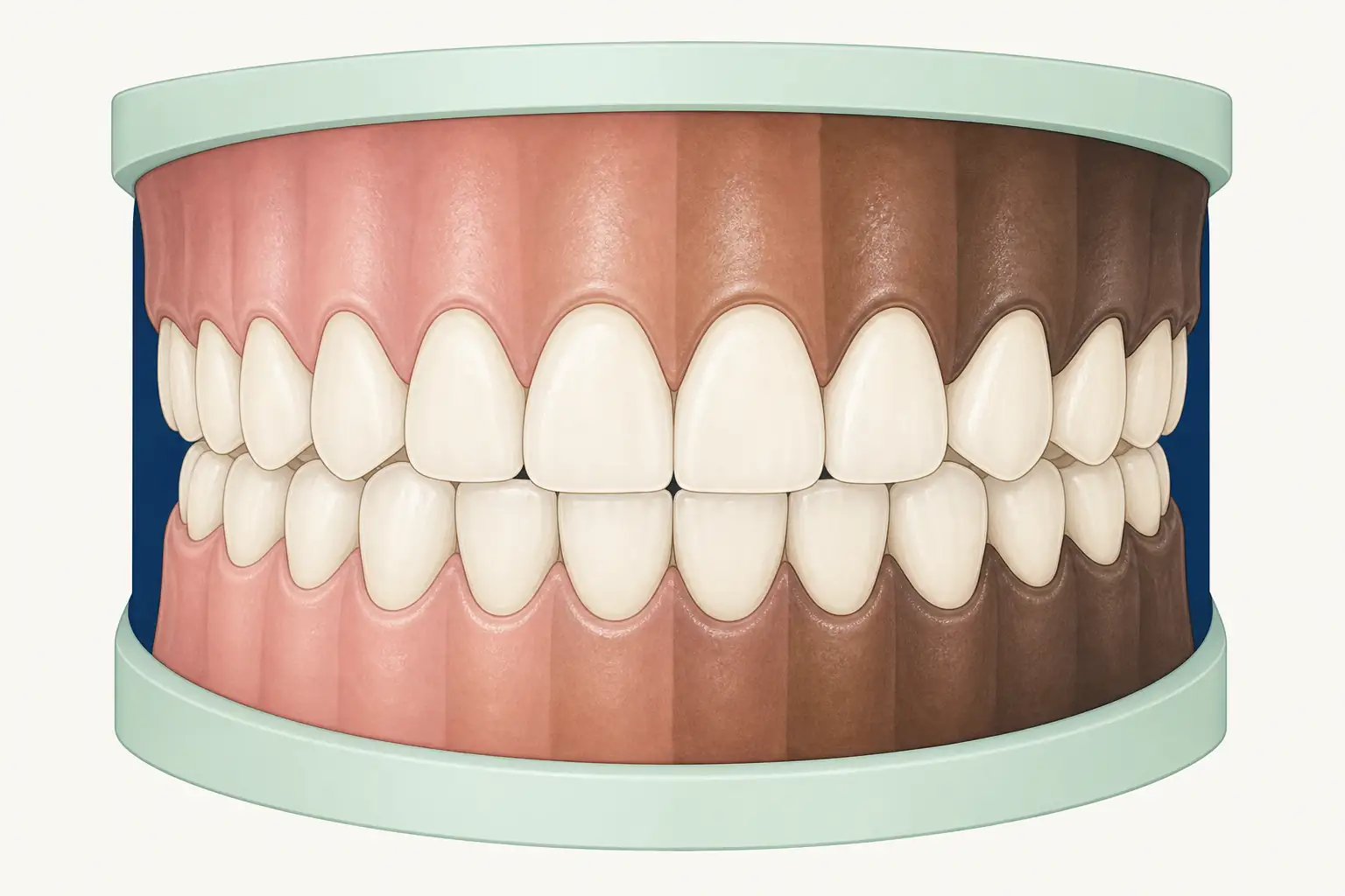 Gum Pigmentation dental educational illustration