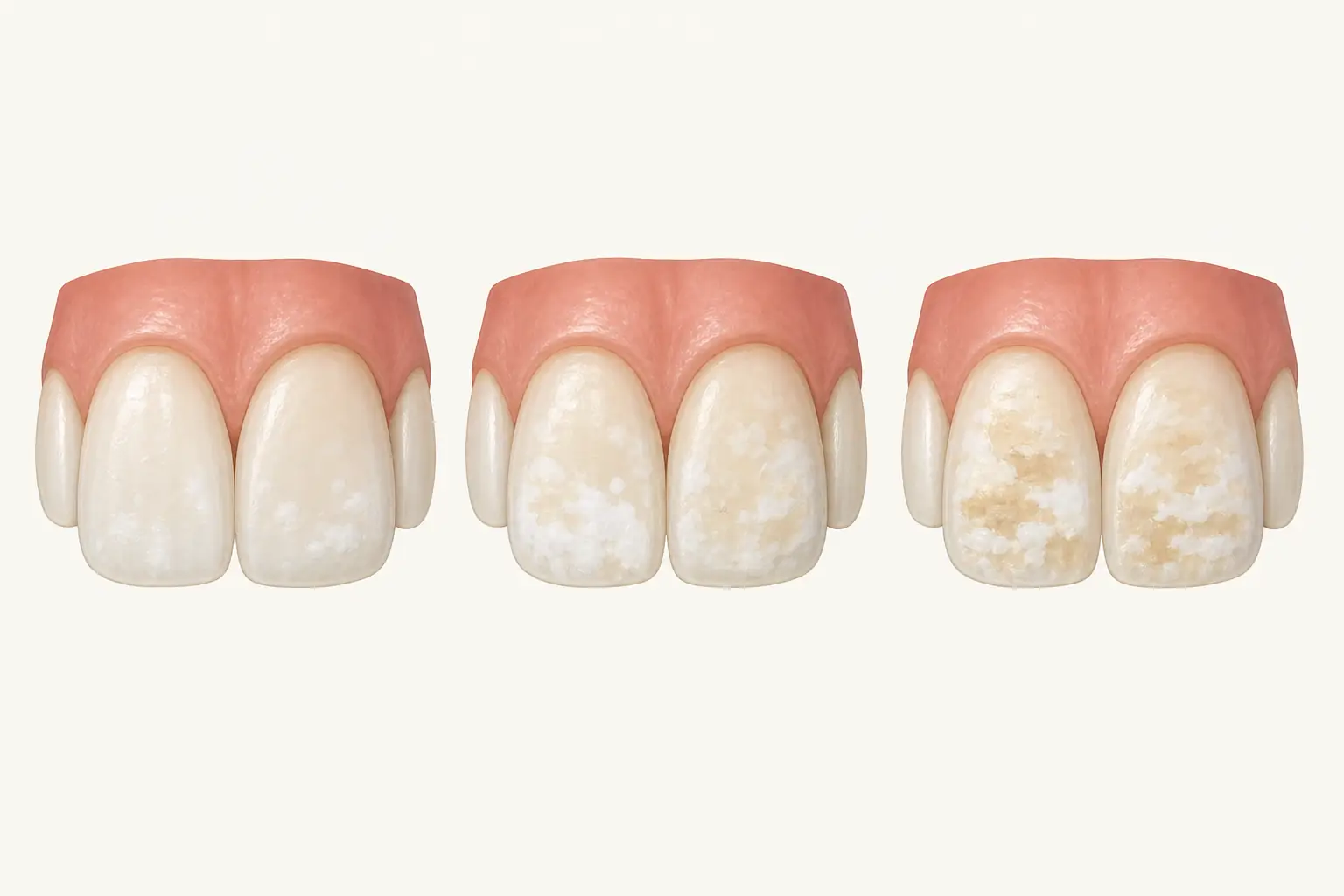 Mottled Teeth dental educational illustration