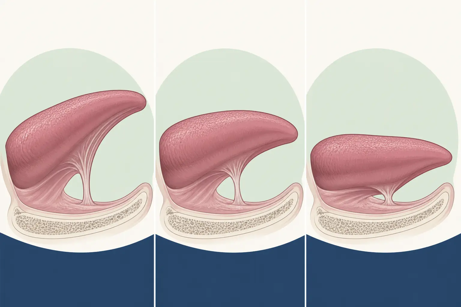 Tongue Tie (Ankyloglossia) dental educational illustration
