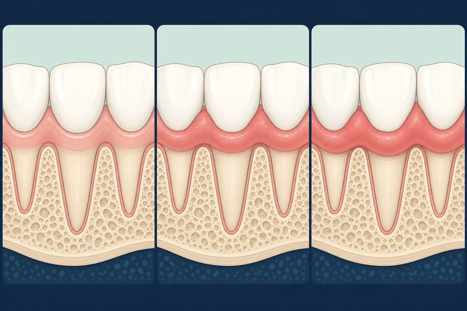 Pregnancy Gingivitis dental educational illustration