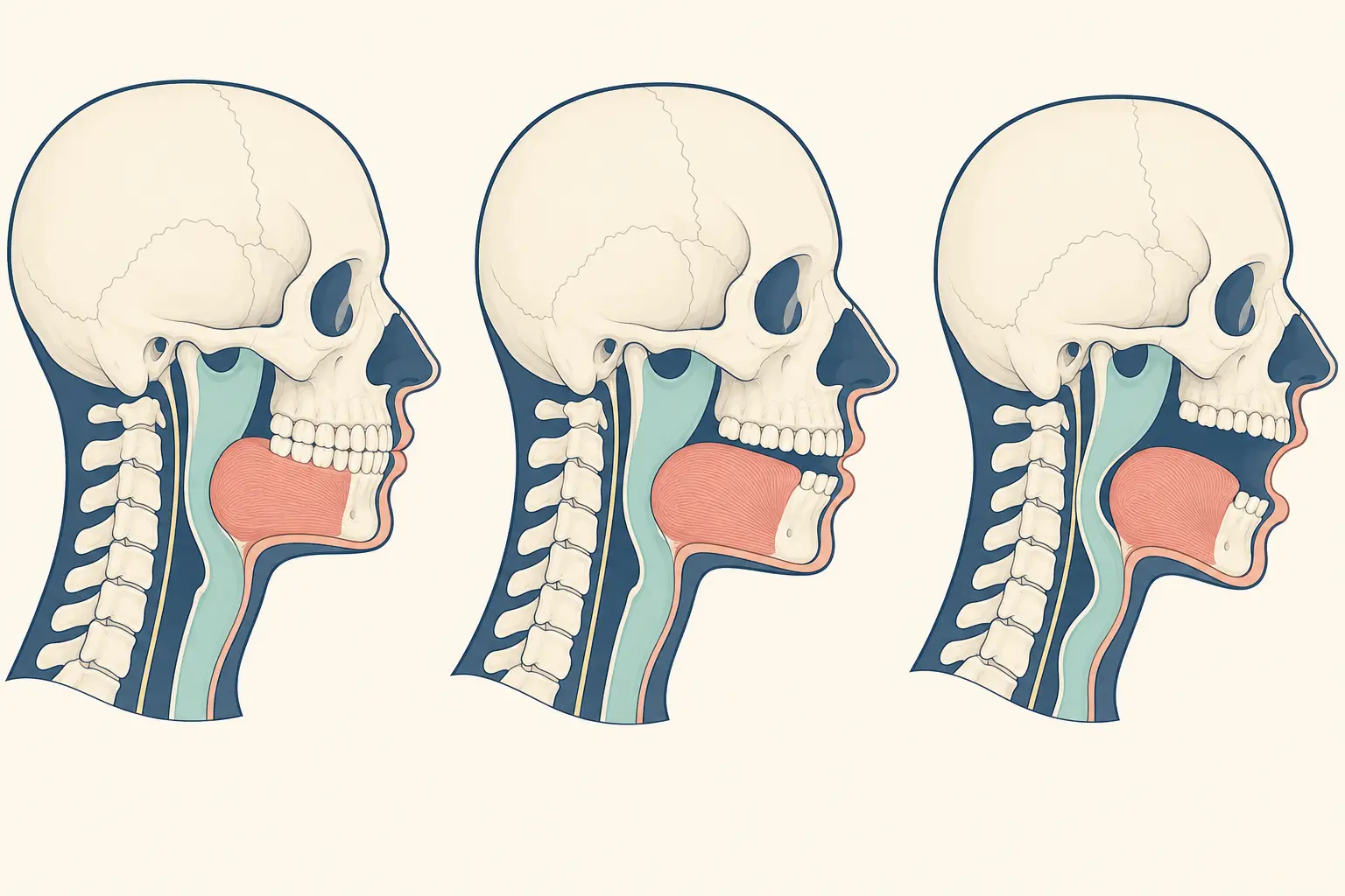 Dentofacial Functional Disorder dental educational illustration
