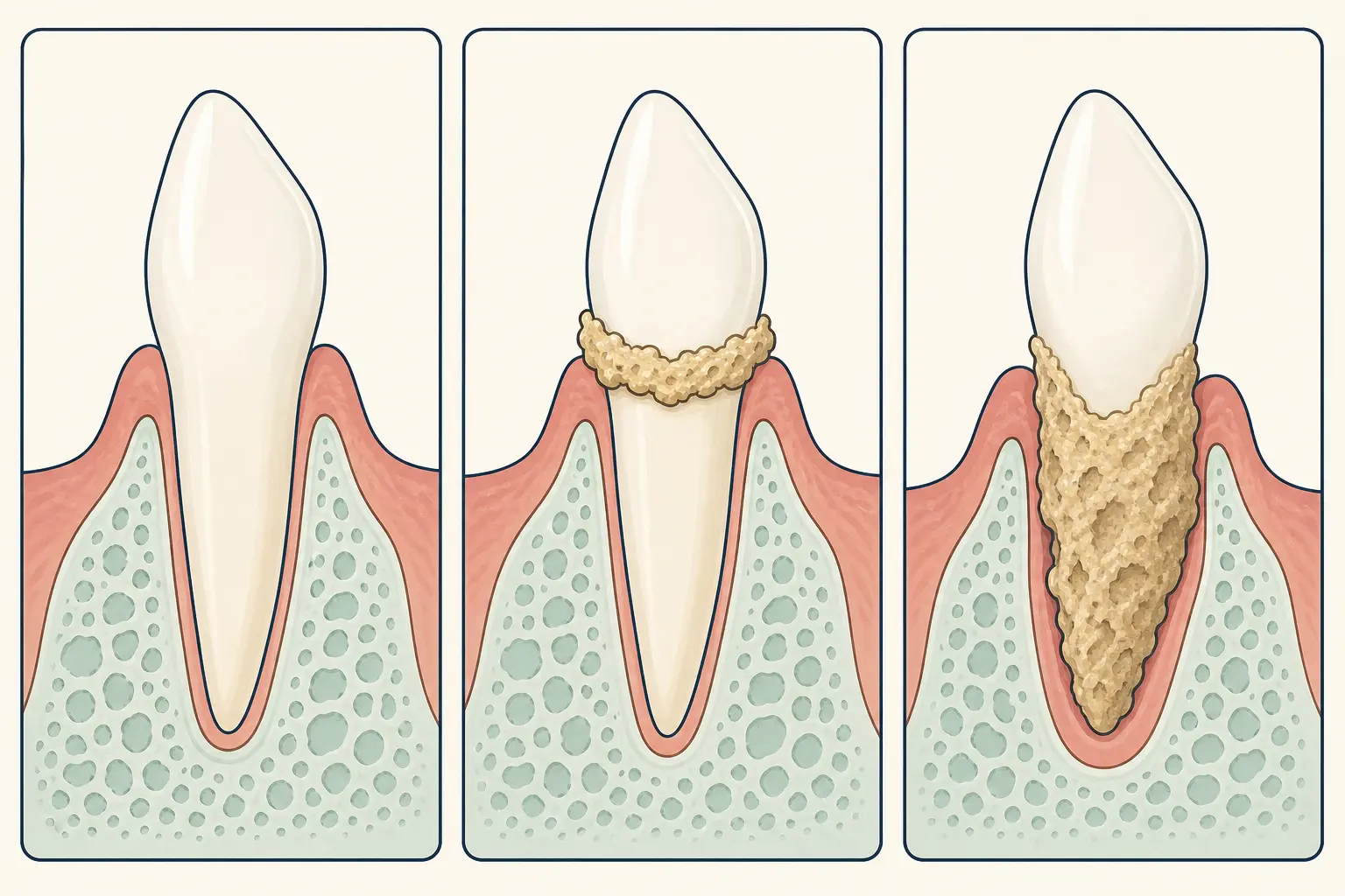 Dental Calculus dental educational illustration