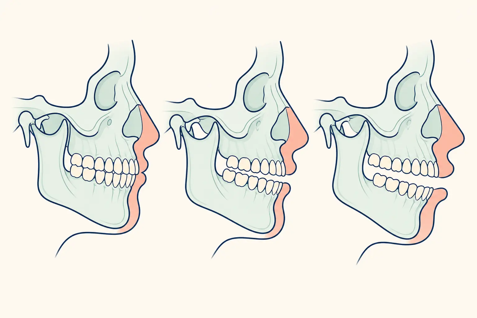 Developmental Jaw Disorder dental educational illustration