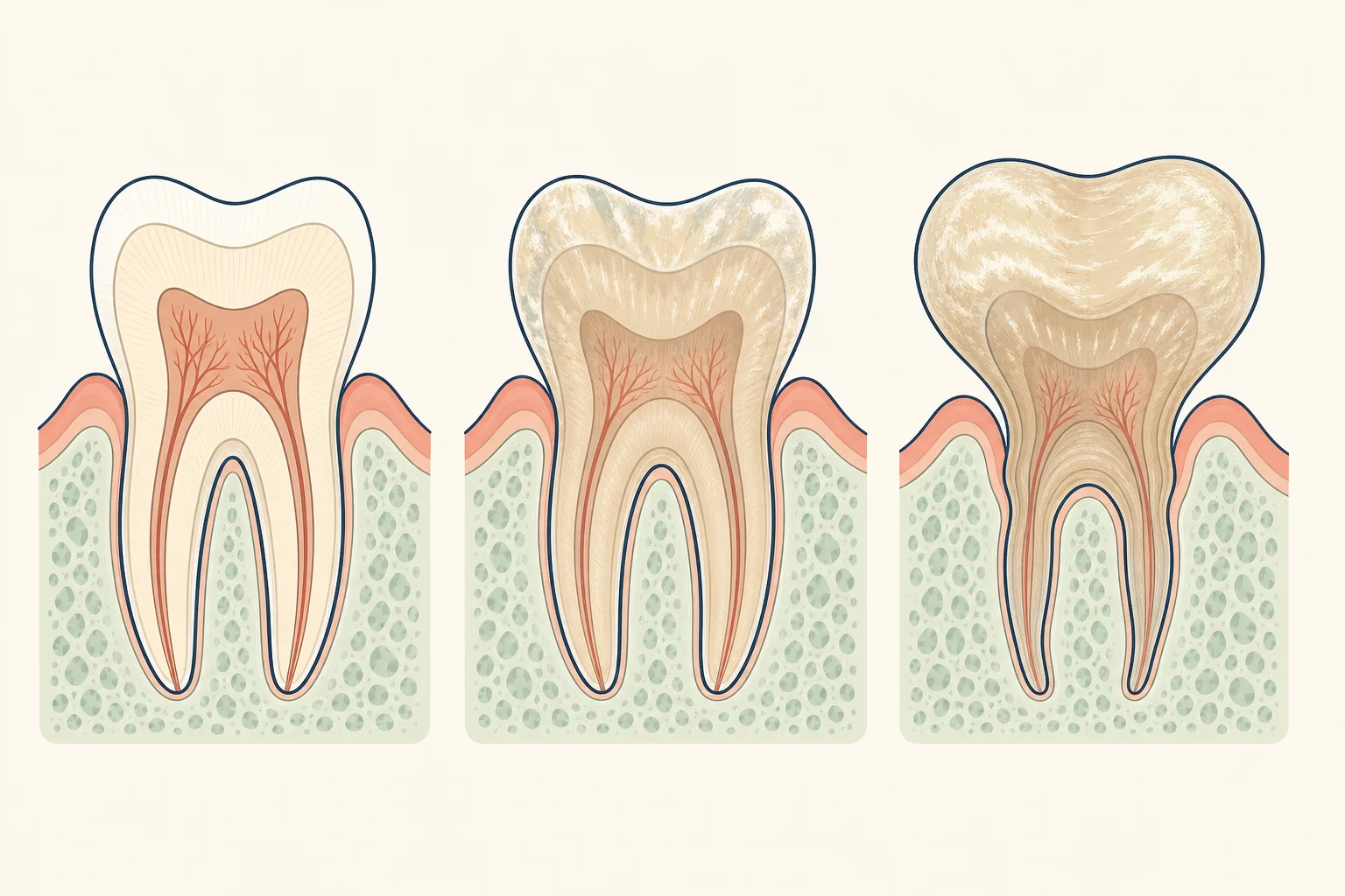 Dentinogenesis Imperfecta dental educational illustration