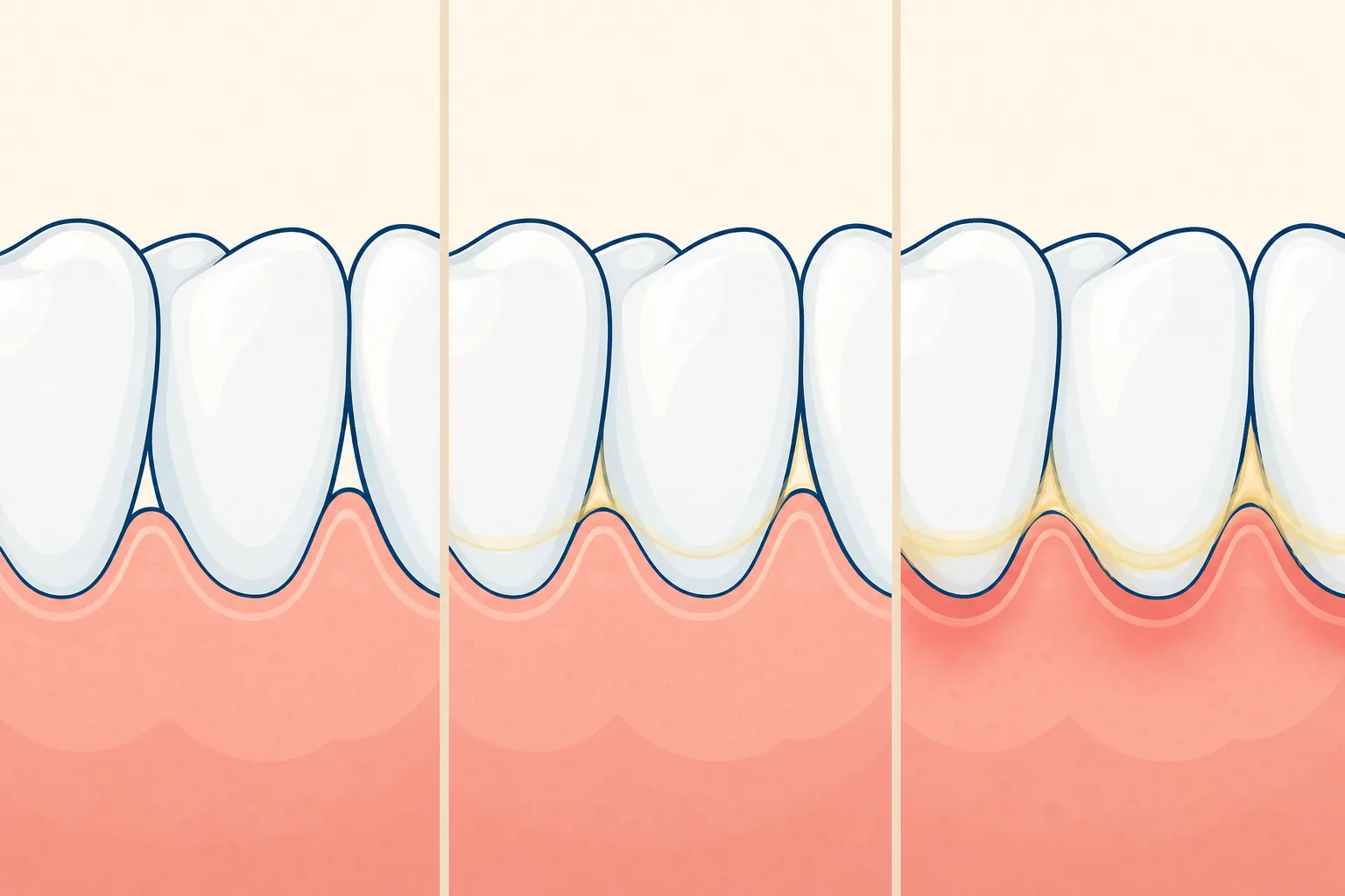 Dental Plaque dental educational illustration