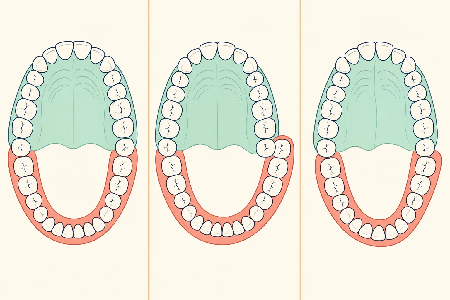 Dental Arch Relationship Anomaly dental educational illustration