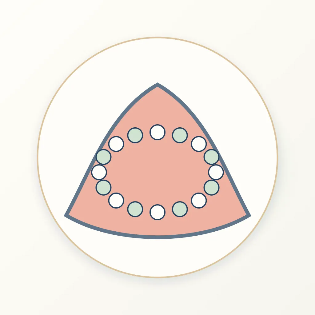 Polyvinyl Siloxane Impression Material dental educational illustration