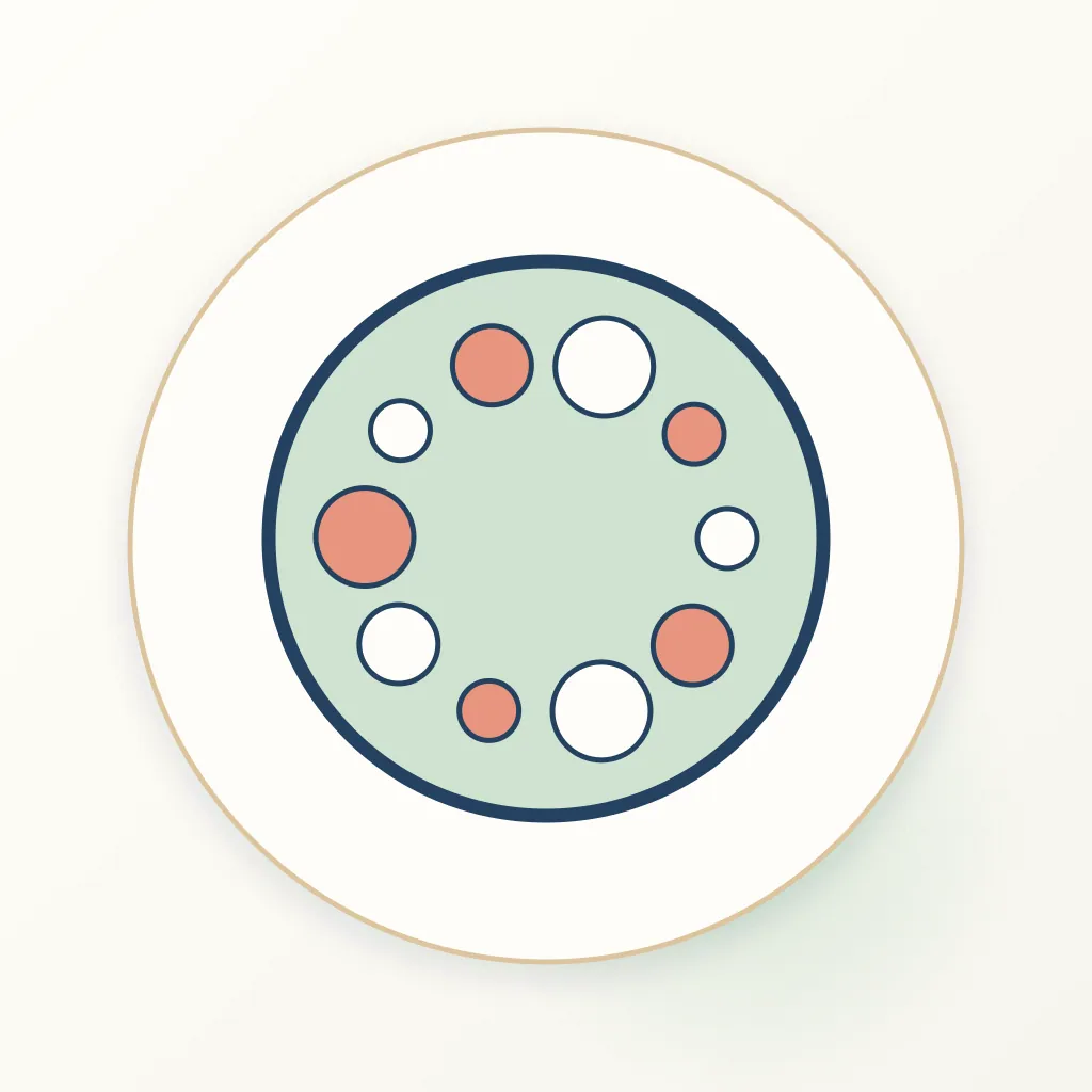 Zinc Oxide Eugenol dental educational illustration