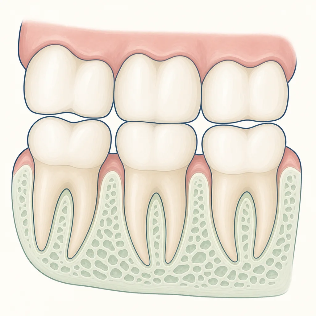 Tooth Feels Higher Than the Others dental educational illustration