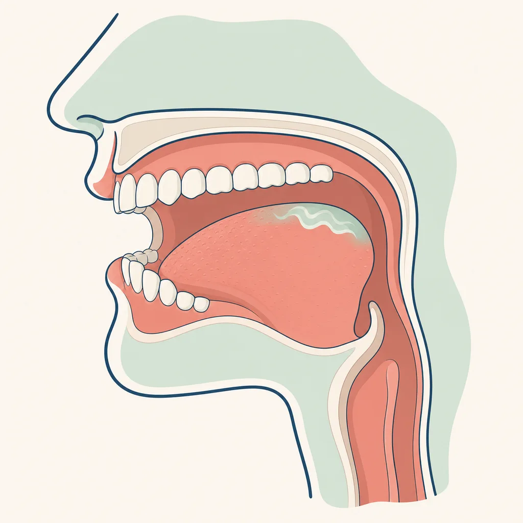 Sour Taste in the Mouth dental educational illustration