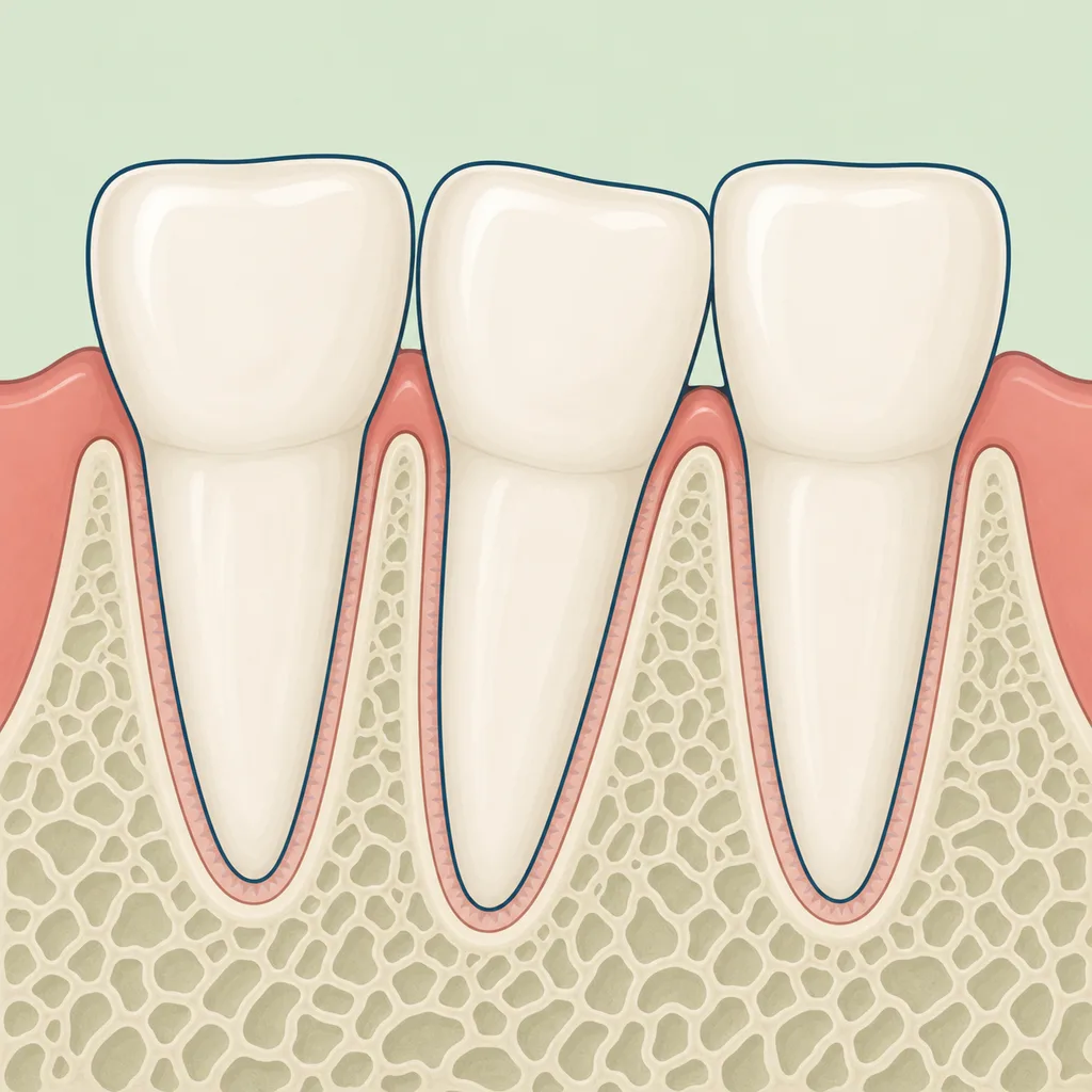 Tooth Mobility (Progressive Loosening) dental educational illustration