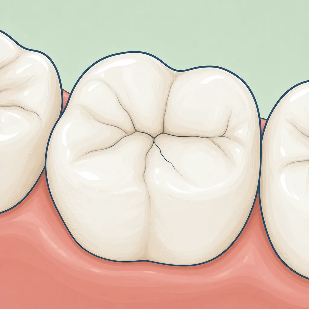 Cracked Teeth dental educational illustration