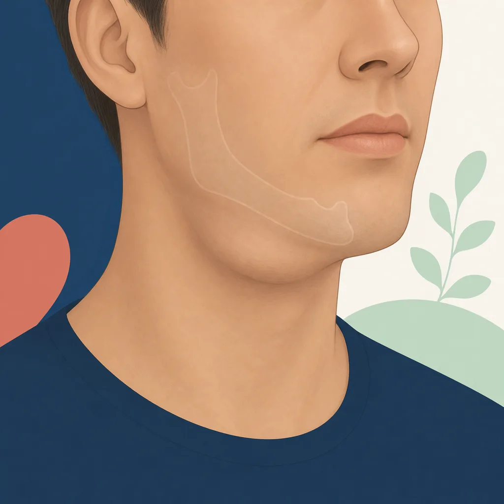 Swelling Under the Jaw dental educational illustration