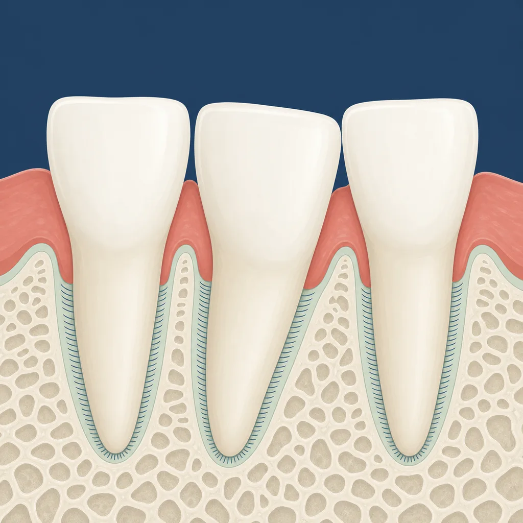 Loose Teeth dental educational illustration