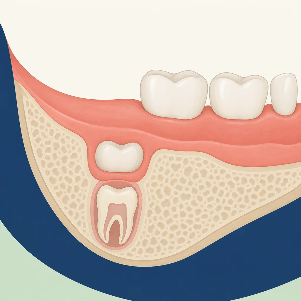 Delayed Teething dental educational illustration