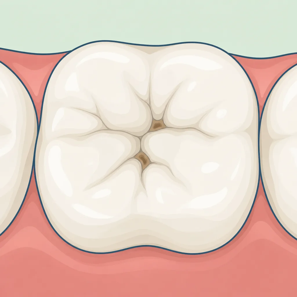 Dark Spots on Teeth dental educational illustration