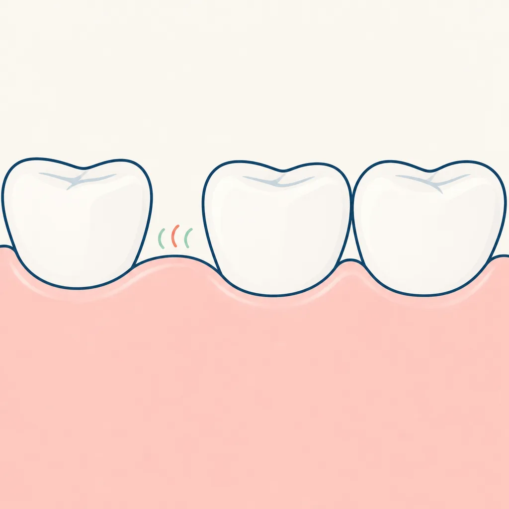 Itchy Gums dental educational illustration