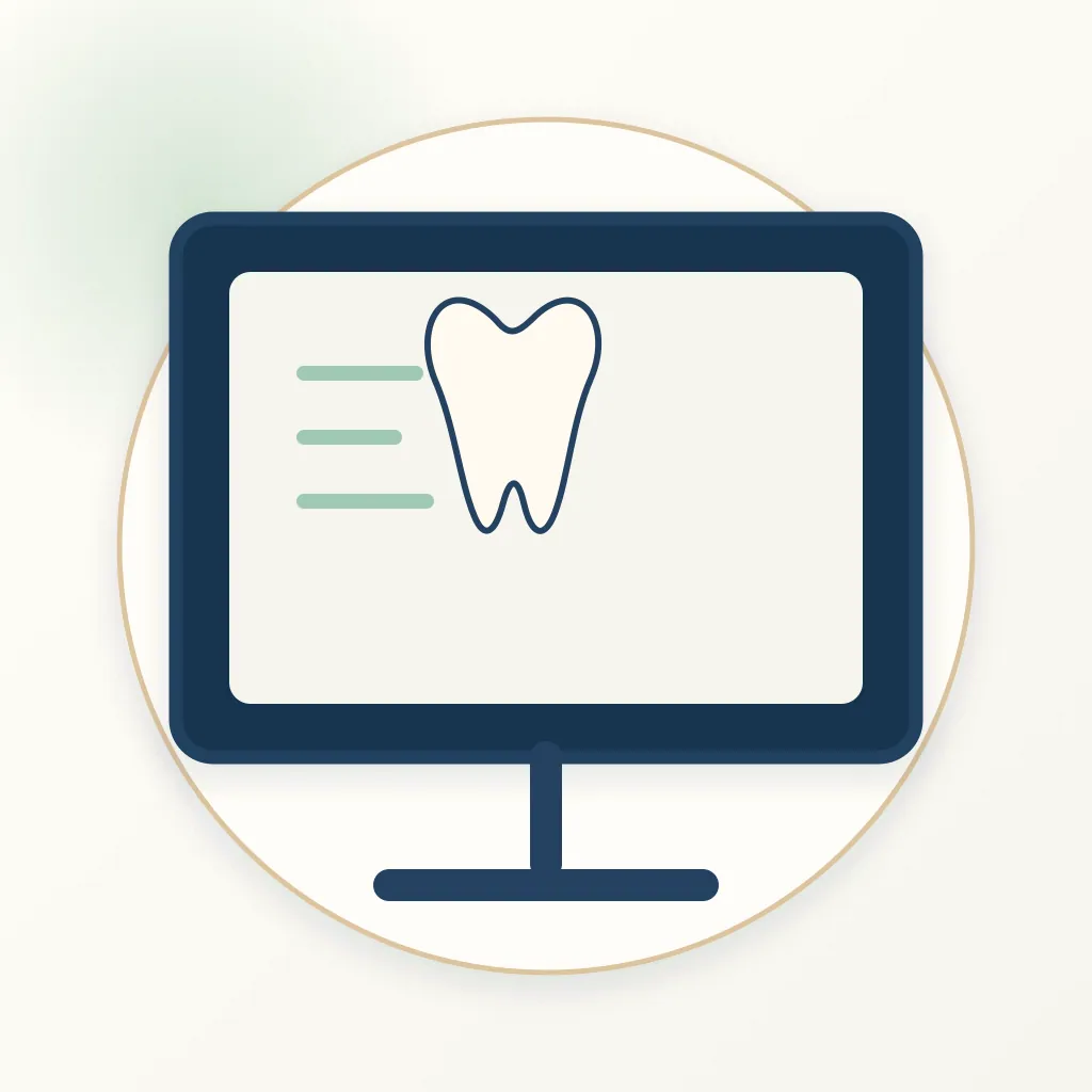 Dental educational image for this page