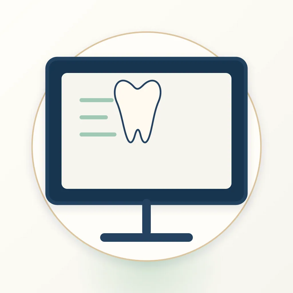 Digital Denture Workflow dental educational illustration
