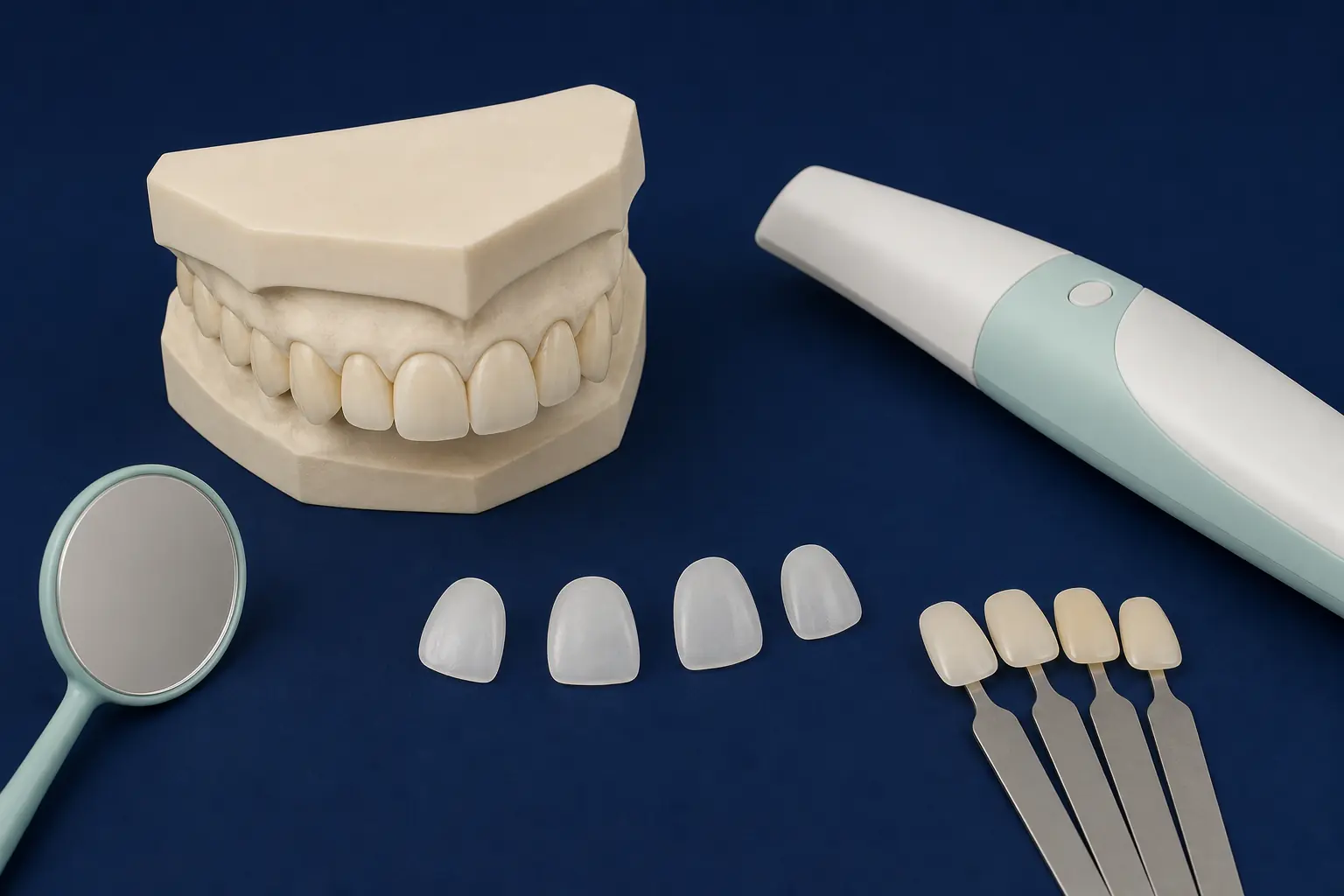 No-Prep Veneers dental educational illustration