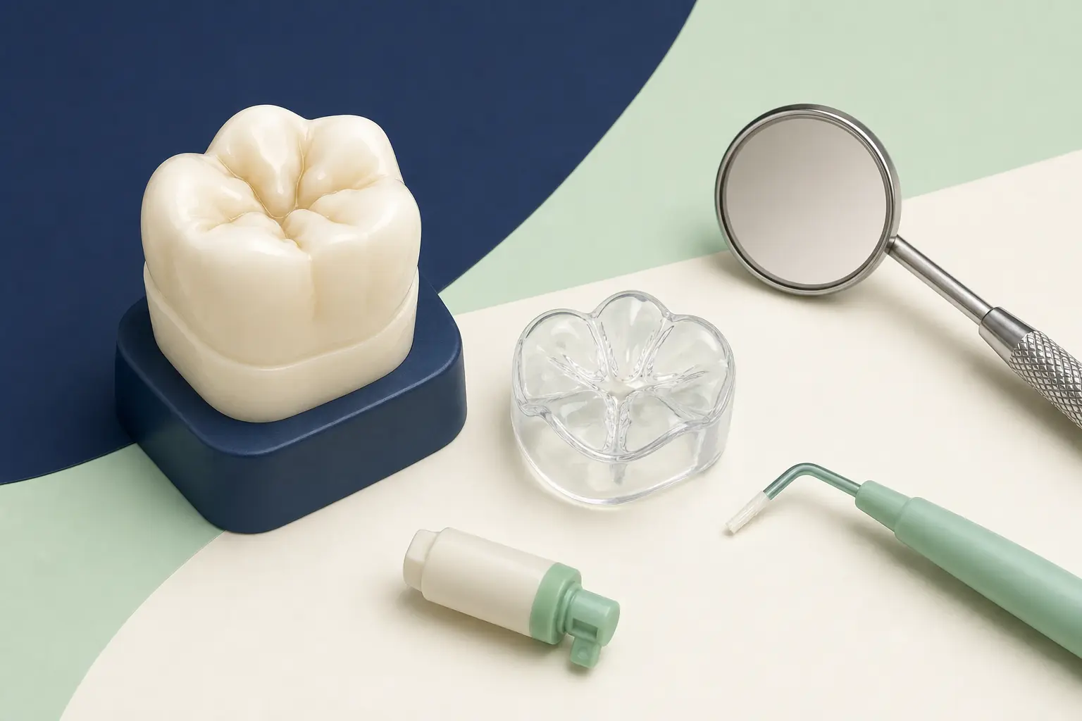 Preventive Resin Restoration dental educational illustration