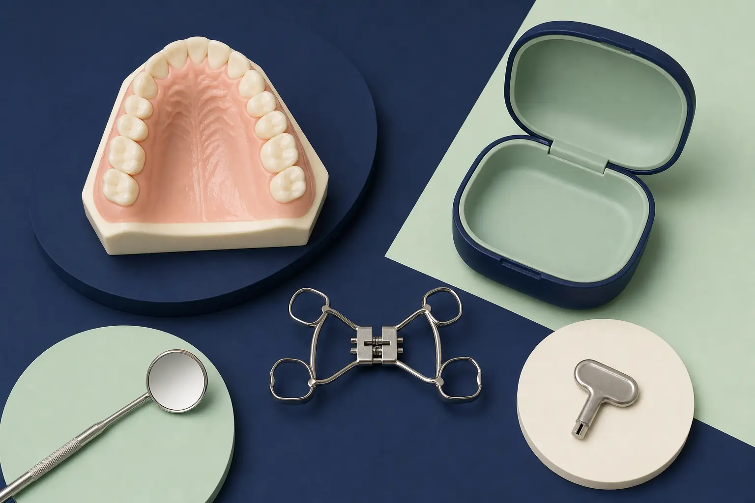 Palatal Expanders dental educational illustration